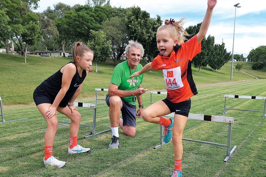 Mr Athletics is a good sport