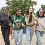 Lydia Kitambo from Bellbird Park, Devote Merha, Aurora Gibson, and Evette Irakoze all from Redbank Plains