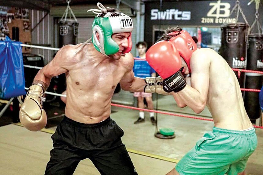 IN TOP SHAPE: Getting ready for an upcoming championship requires commitment from the Zion Boxing Club fighters.
