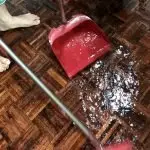 Families combat flooding