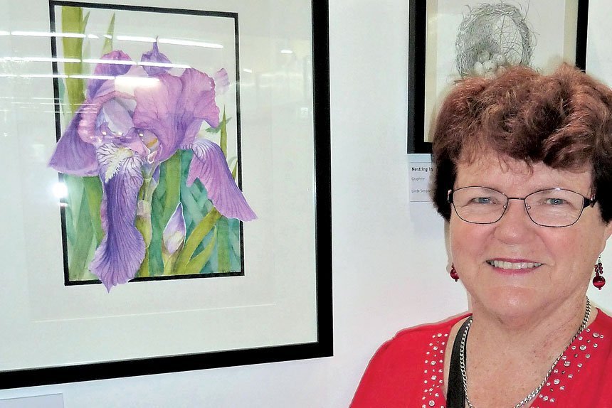 Marburg Art Group member Linda Senjov