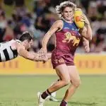 GUN DRAFTEE: Draft pick Will Ashcroft was outstanding for Brisbane in their commanding win over Geelong last week. AFL PHOTOS