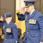 OUTSTANDING CAREER: An Air Force warrant officer who joined the Air Force as a young dental assistant has notched up four decades of achievement.