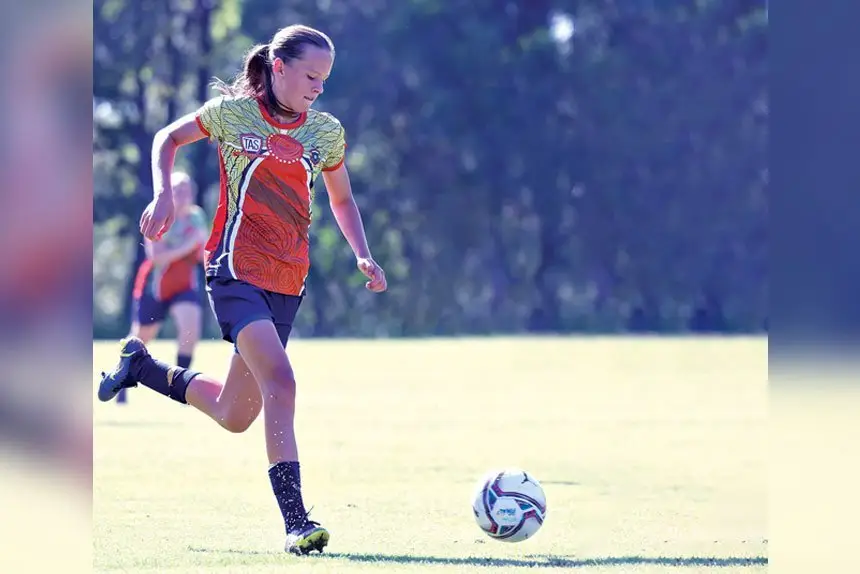 STRIKER: Goal scorer Evie Schultz played a dominant role in the side’s unbeaten premiership run.