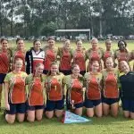 WINNERS: The WestMAC first grade girls premiership team.