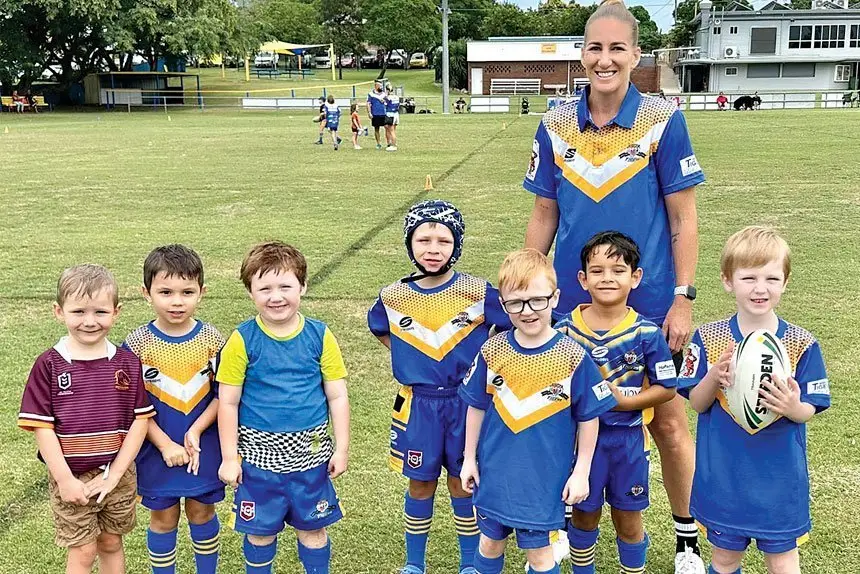 SPECIAL COACH: Ali Brigginshaw is giving back to game that made her a star by coaching the juniors.