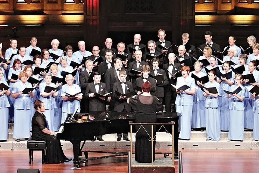 The award winning Blackstone Cambrian Choir.