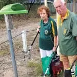ABOUT TIME: The Brodersens had been pushing for more bins for a long time.
