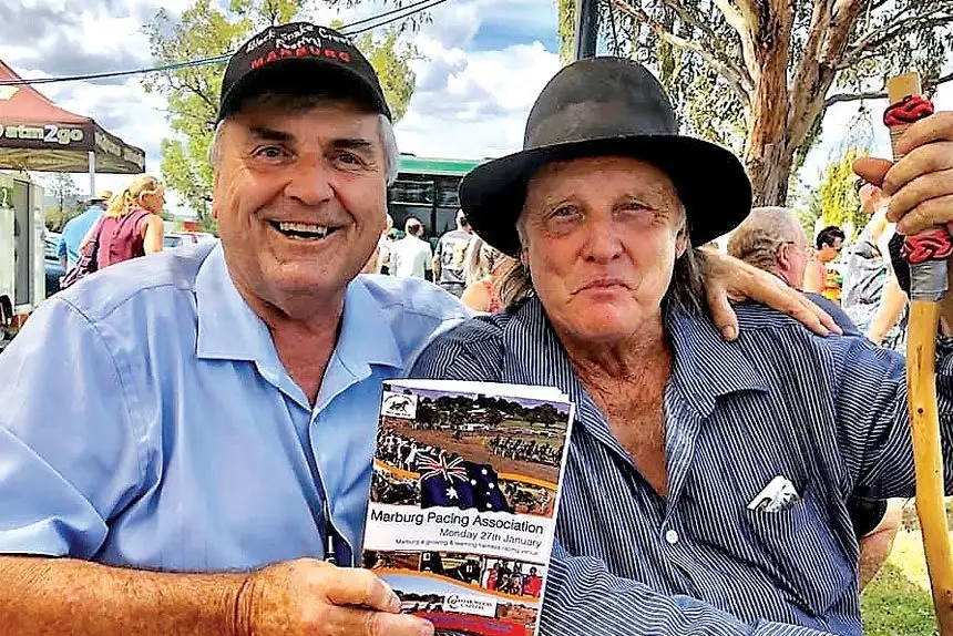 DEDICATED: David Pahlke (left) never stopped work during his 28 years service to his area.