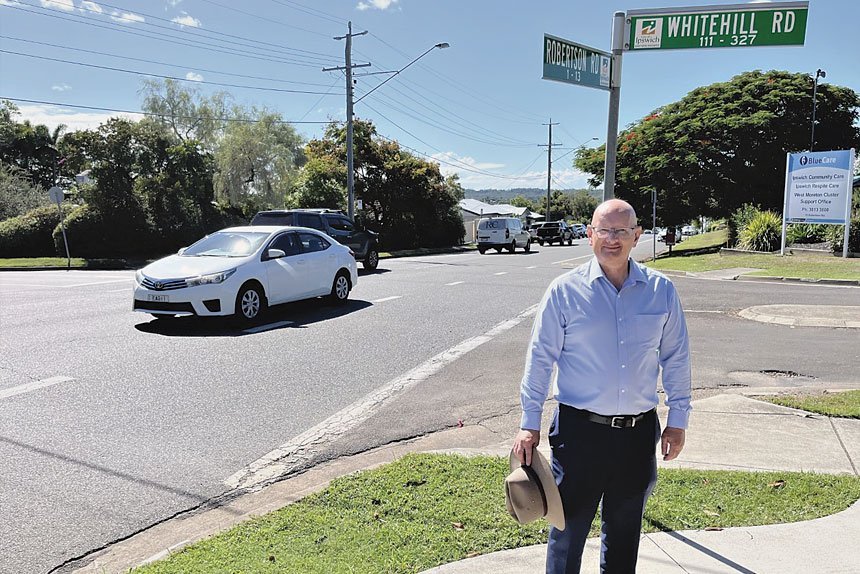 SAFETY FIX: Federal Blair MP, Shayne Neumann, has championed black spot funding for two key intersections in Ipswich.