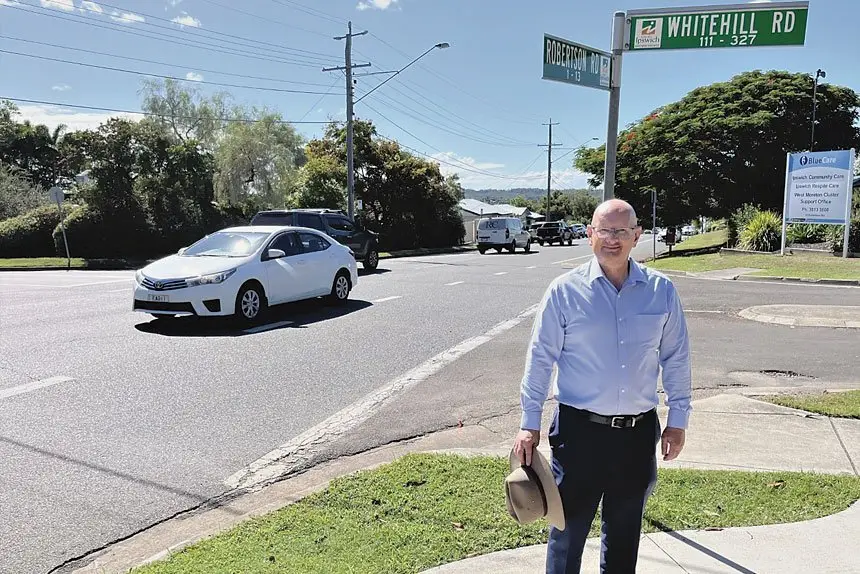 SAFETY FIX: Federal Blair MP, Shayne Neumann, has championed black spot funding for two key intersections in Ipswich.