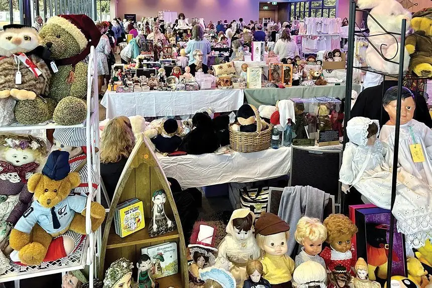 People travelled long distances to attend the Doll and Bear Fair in Ipswich.