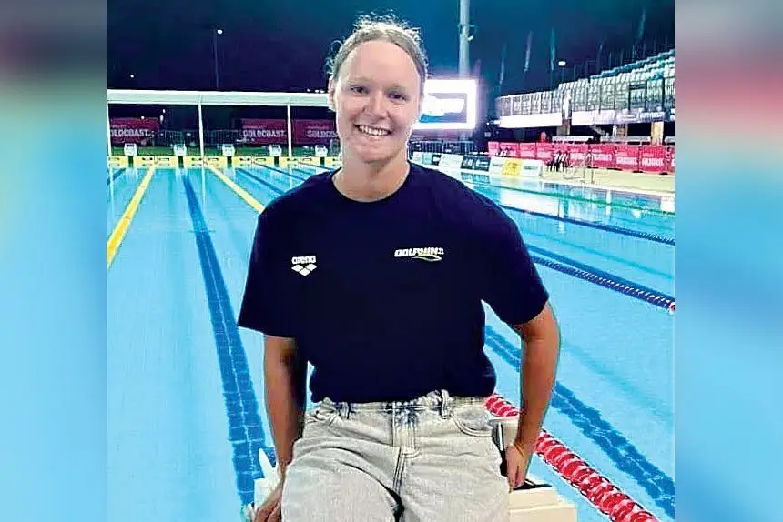 Poppy Wilson is making a splash in the swimming ranks.