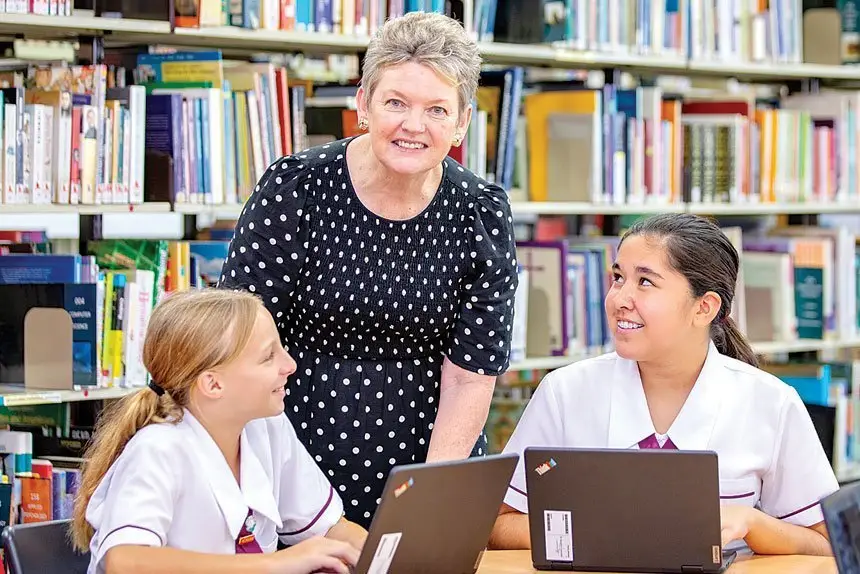 TIME TO GO: After more than 42 years teaching the young women of St Mary’s College Anne Hillard now says it’s time for a “lot of me time”.