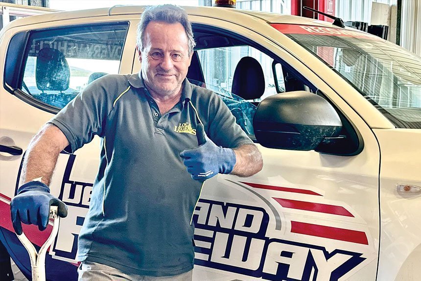 WINNER: Tony Quinn is doing a first class job getting Queensland Raceway back up to top grade.