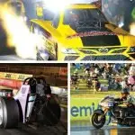 Spectacular finish to hot racing