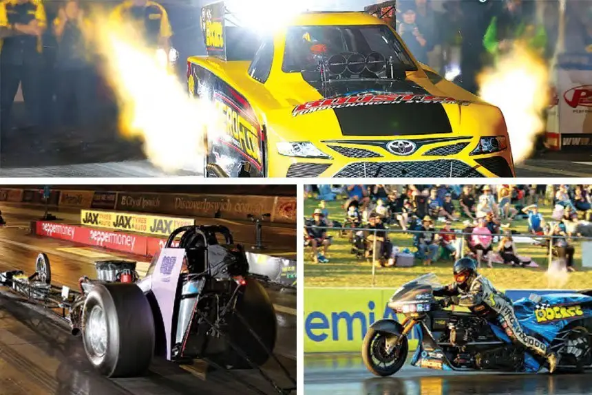 Spectacular finish to hot racing