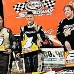 YOUNG CHAMPION: Brad Pascoe became one of our youngest ever Queensland Champion speedway drivers last weekend.