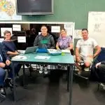 FUNDS WELCOMED: Federal Member for Blair Shayne Neumann visited the Ipswich Flexible Learning Centre to congratulate the school on receiving a Federal Government grant to refurbish classrooms. Bremer State High School and Harlin State School have also received funding for upgrades