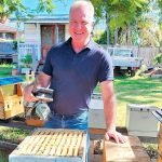 BEES BY THE THOUSANDS: Darryl Ryan donates his time to share his passion for beekeeping.