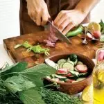 USE THE LEFT-OVERS: Don’t waste food cuttings, put them back into the soil.