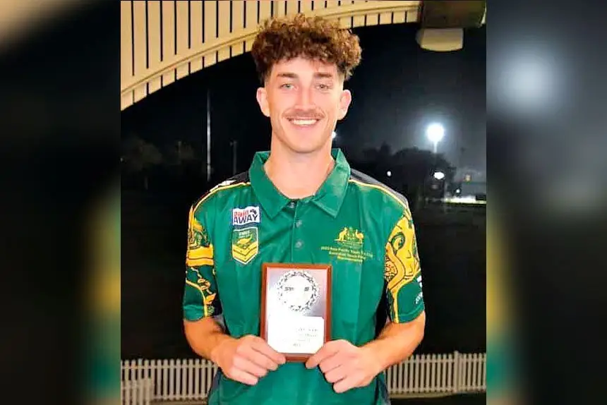 Jacko Walker recently made an Aussie Touch footy team.
