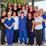 THE INTERNATIONALS: Just a few of Mater Private Hospital Springfield’s diverse nursing team, including Tilana van Deventer (back row, 1st from left).