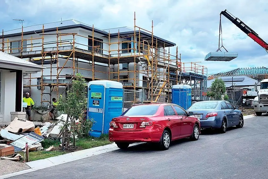 BUILDING STALLS: New home builds have slowed right across the Ipswich region.