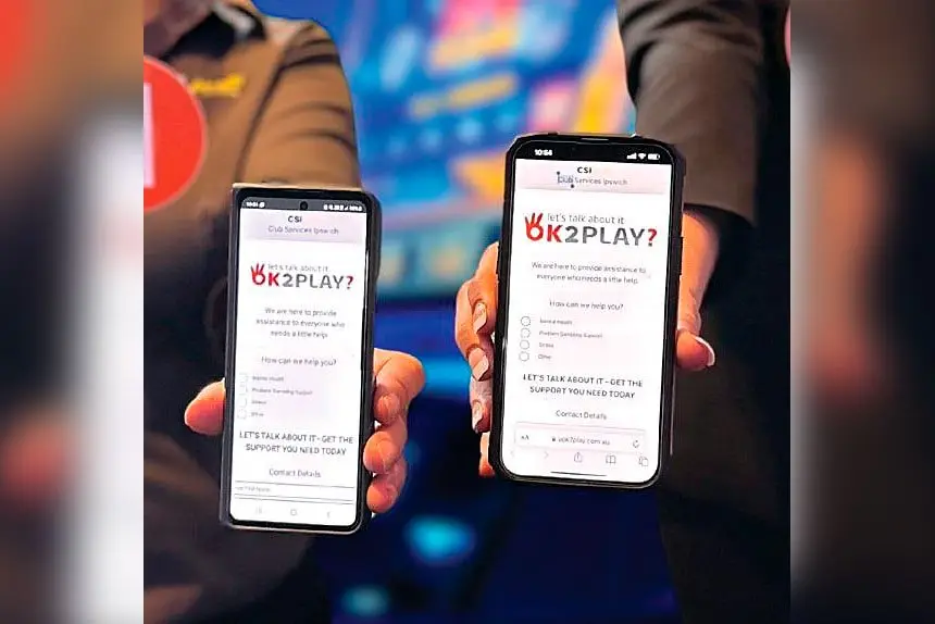 HELP AT HAND: The new assistance platform can be loaded down by a patron on their phone in minutes.