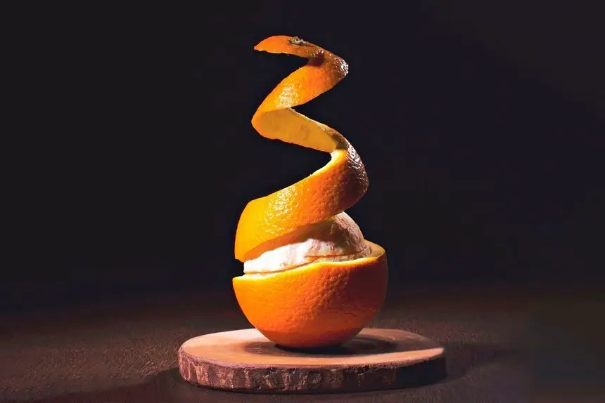 Orange peels showed the way