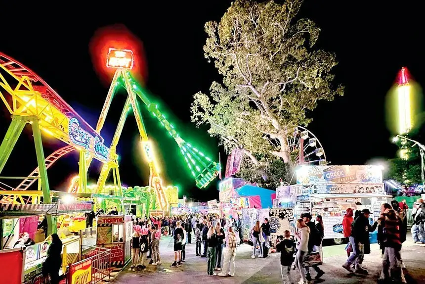 Sideshow alley was expanded this year and the patrons spent big on the rides and attractions.