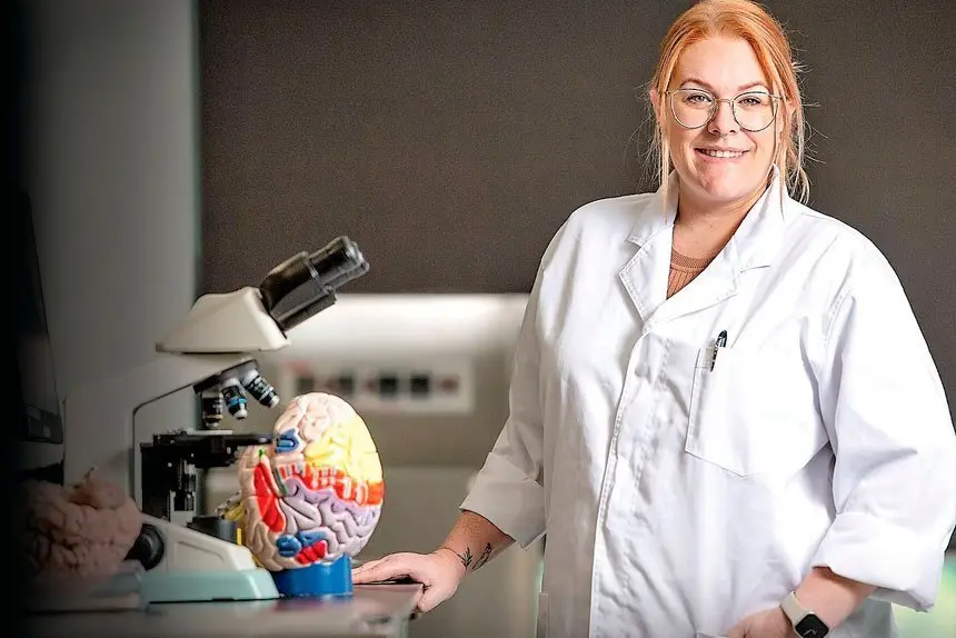 STROKE RESEARCH: University of Southern Queensland biomedical scientist and PhD student Tarynn Potter.