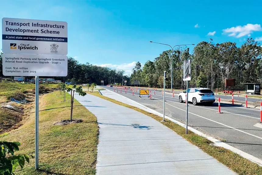 BIG SPEND: The Greenbank Springfield arterial upgrade is one of the big council projects.
