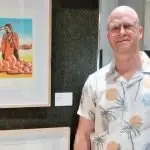 FIRST PLACE: Winner in Printmaking, David Turner with ‘Defunct’