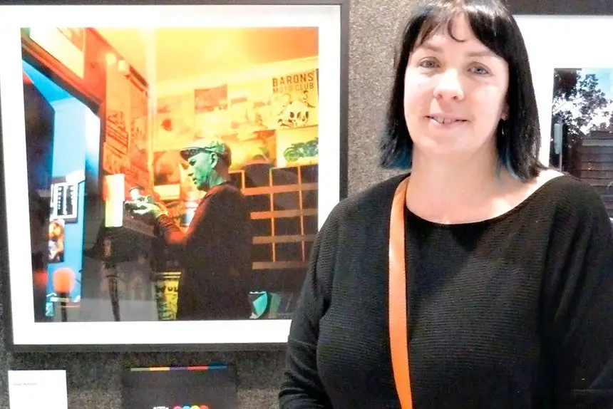 Naomi with her highly commended photograph.