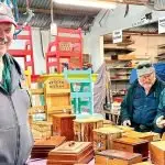 The Ipswich Men’s Shed held their annual garage sale revealing the talent of their members.