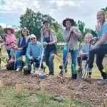 NEW LIFE: The Ipswich Plant Swap team have now returned the garden to its former glory.