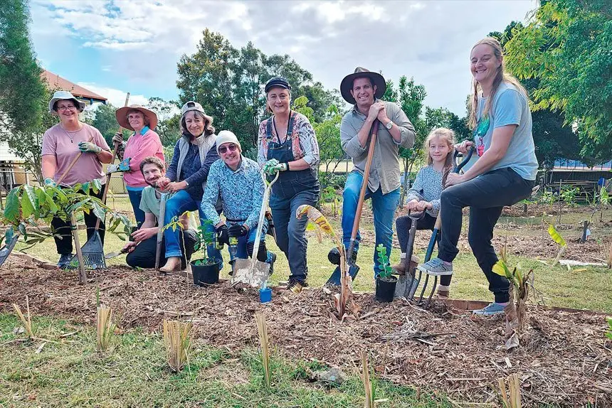 NEW LIFE: The Ipswich Plant Swap team have now returned the garden to its former glory.