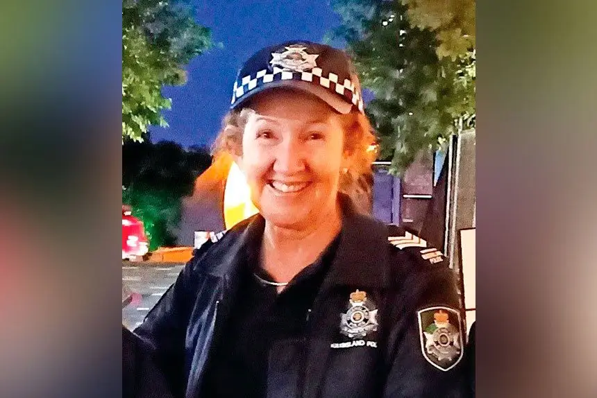 PROUD OFFICER: Sgt Toni Phelan was recognised for her dedication to the Queensland Police and the community.