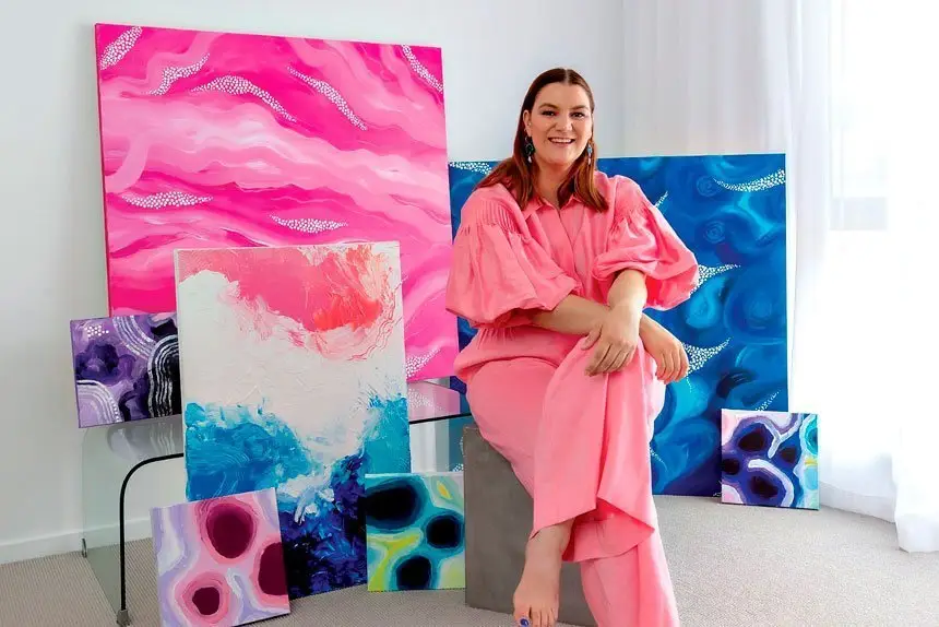 Rachael Sarra has been chosen to do an important artwork series for Ipswich Hospital.