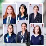 Top Row: (Left) Alicia Barling, (Middle) Erica Manalo, (Right) Hannah Payne, Bottom Row: (Left) Amanda Oliphant, (Middle) Frances Tyson, (Right) Trinity Mulheron