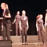 St Mary’s students gave a first class performance for guests.