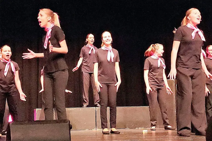 St Mary’s students gave a first class performance for guests.