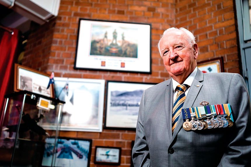 BACK TO KOREA: Matthew Rennie will be representing Australian troops when he returns to Korea.