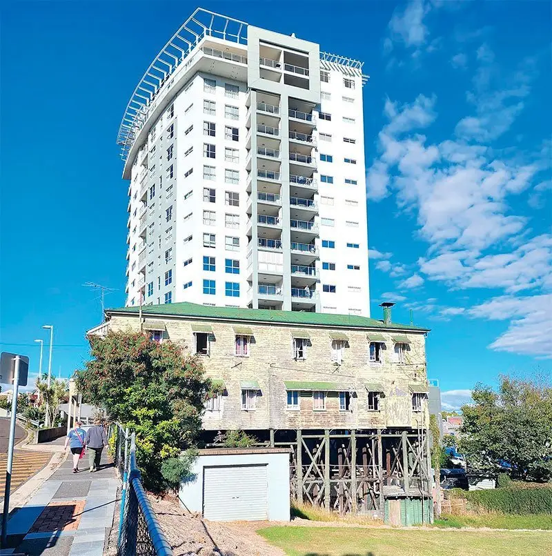 WRECK: It’s amazing the hotel is still standing.