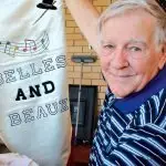 MEMORIES: Joe Ross organises memorabilia of Lesley Spedding in preparation for her funeral on July 14.