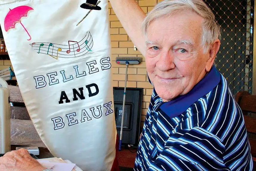 MEMORIES: Joe Ross organises memorabilia of Lesley Spedding in preparation for her funeral on July 14.