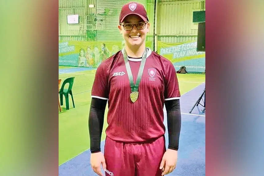 Mitch Hart is off to Dubai with the Australian Indoor team.