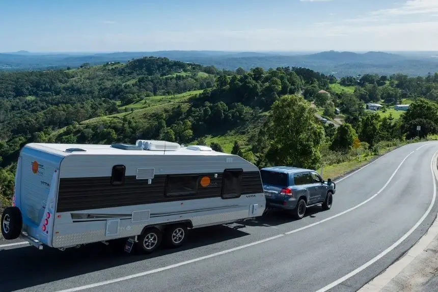 ON THE ROAD AGAIN: More and more Aussies are investing in caravans and heading west.
