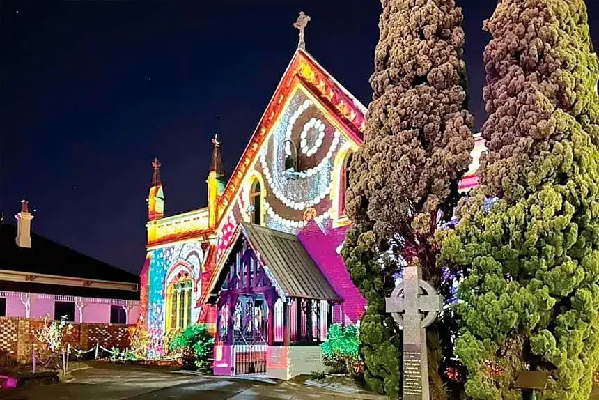 St Paul’s has never looked better than it did last week with artwork adorning the facade.